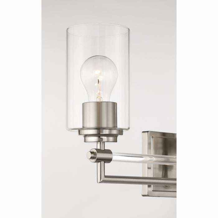 Minka-Lavery - 2643-84 - Three Light Vanity - Binsly - Brushed Nickel