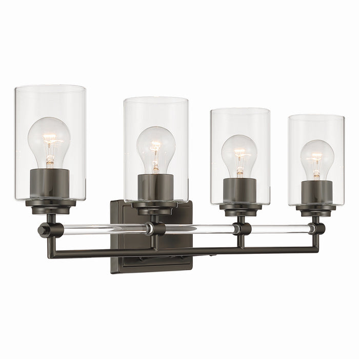 Minka-Lavery - 2644-749 - Four Light Vanity - Binsly - Rustic Gun Metal