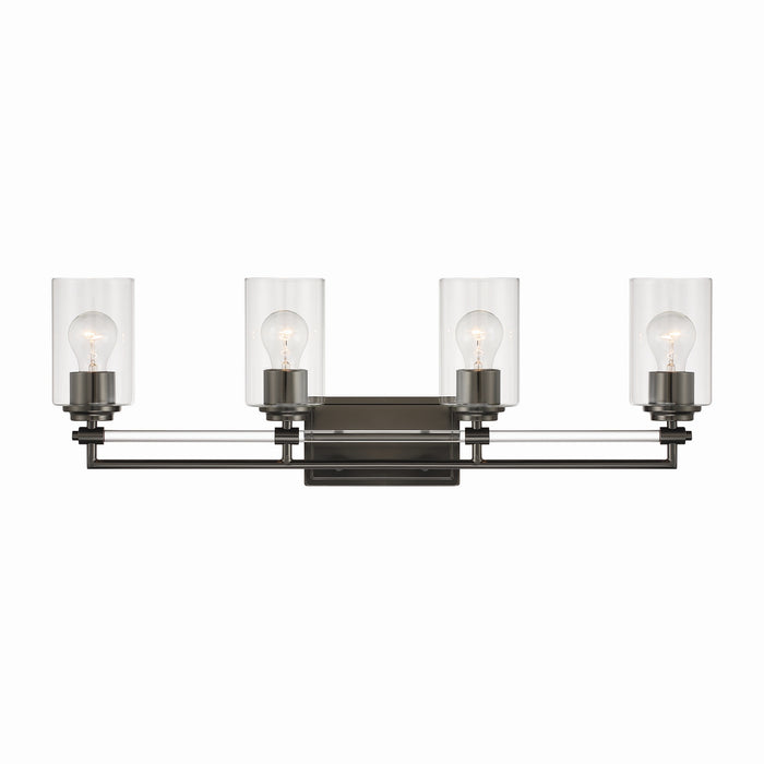 Minka-Lavery - 2644-749 - Four Light Vanity - Binsly - Rustic Gun Metal
