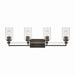 Minka-Lavery - 2644-749 - Four Light Vanity - Binsly - Rustic Gun Metal