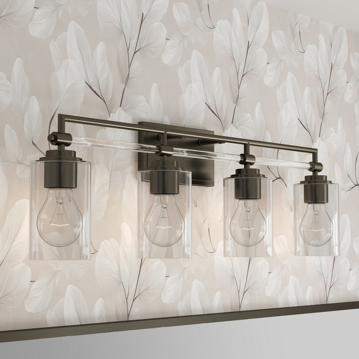 Minka-Lavery - 2644-749 - Four Light Vanity - Binsly - Rustic Gun Metal
