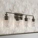 Minka-Lavery - 2644-749 - Four Light Vanity - Binsly - Rustic Gun Metal