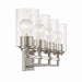 Minka-Lavery - 2644-84 - Four Light Vanity - Binsly - Brushed Nickel