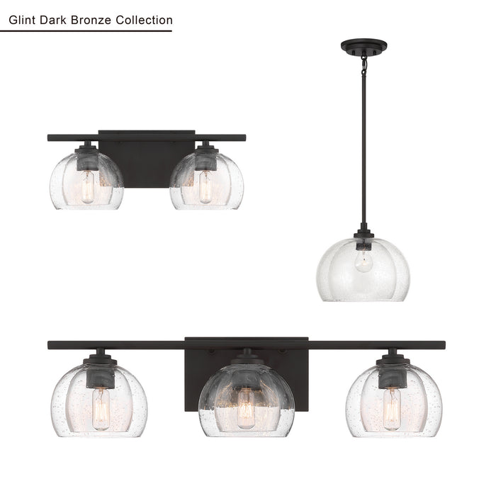Minka-Lavery - 2722-860 - Two Light Vanity - Glint - Dark Bronze