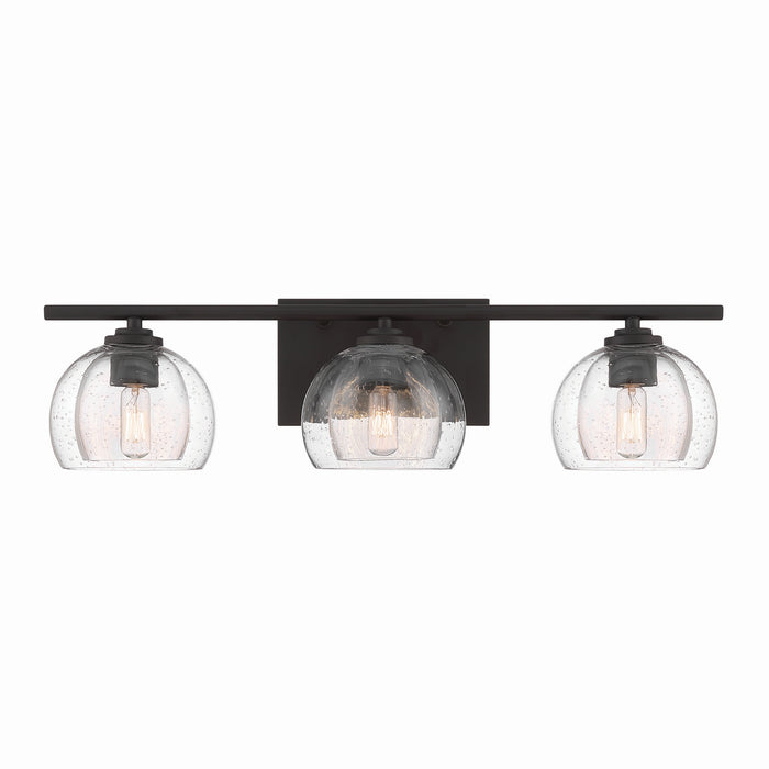 Minka-Lavery - 2723-860 - Three Light Vanity - Glint - Dark Bronze