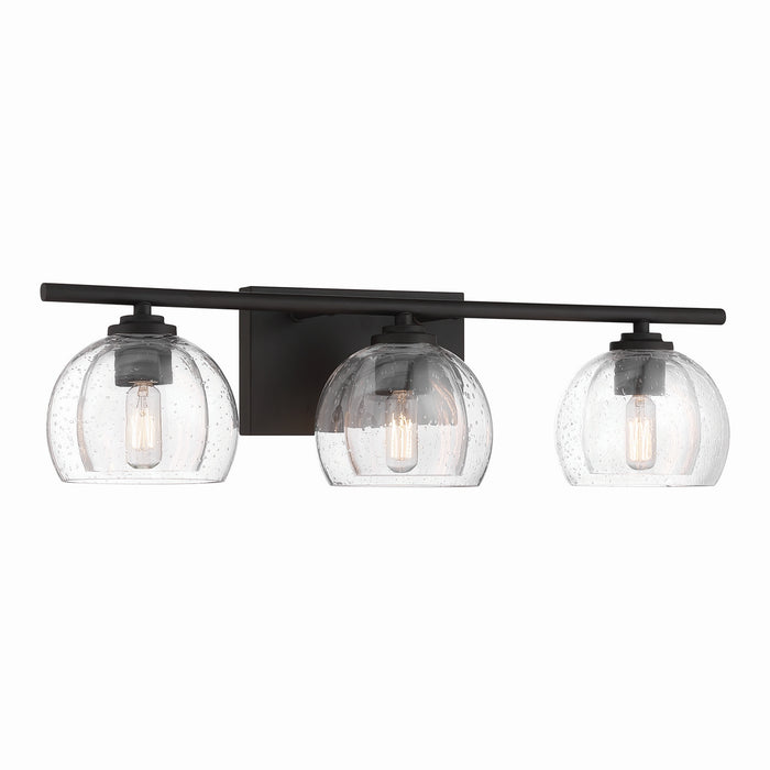 Minka-Lavery - 2723-860 - Three Light Vanity - Glint - Dark Bronze