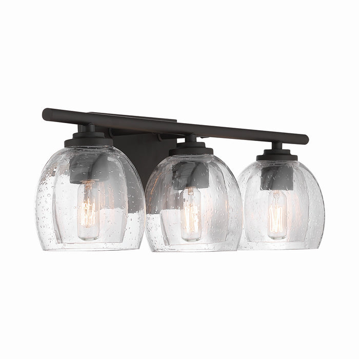 Minka-Lavery - 2723-860 - Three Light Vanity - Glint - Dark Bronze