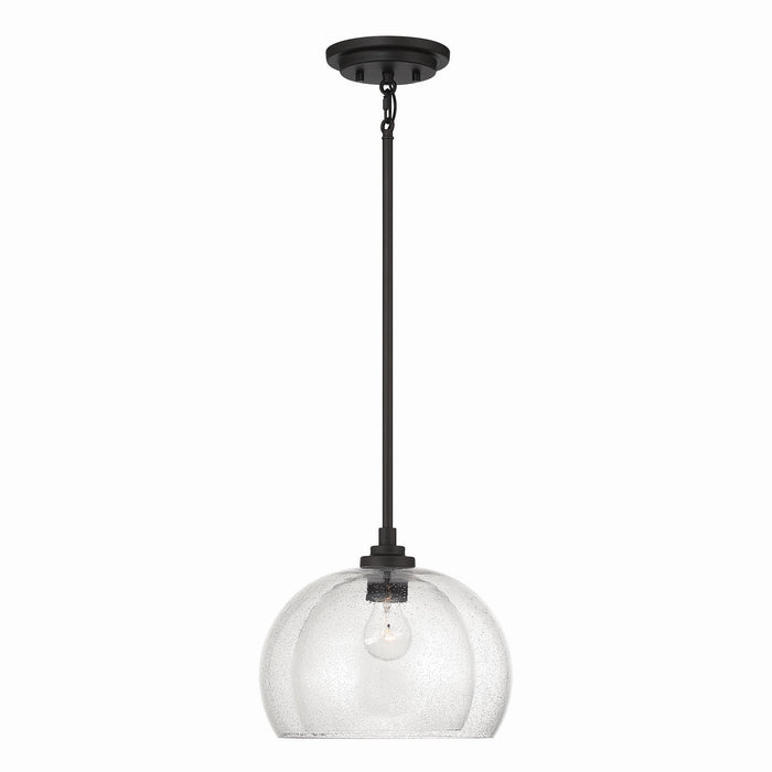 Minka-Lavery - 2725-860 - One Light Convertible Pendant/Semi-Flush Mount - Glint - Dark Bronze