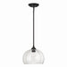 Minka-Lavery - 2725-860 - One Light Convertible Pendant/Semi-Flush Mount - Glint - Dark Bronze