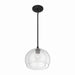 Minka-Lavery - 2725-860 - One Light Convertible Pendant/Semi-Flush Mount - Glint - Dark Bronze