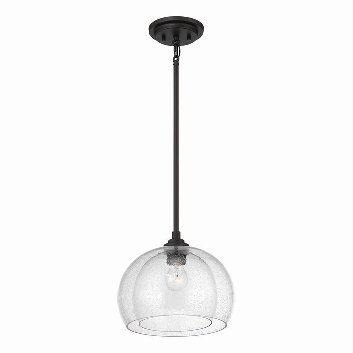 Minka-Lavery - 2725-860 - One Light Convertible Pendant/Semi-Flush Mount - Glint - Dark Bronze