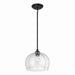 Minka-Lavery - 2725-860 - One Light Convertible Pendant/Semi-Flush Mount - Glint - Dark Bronze