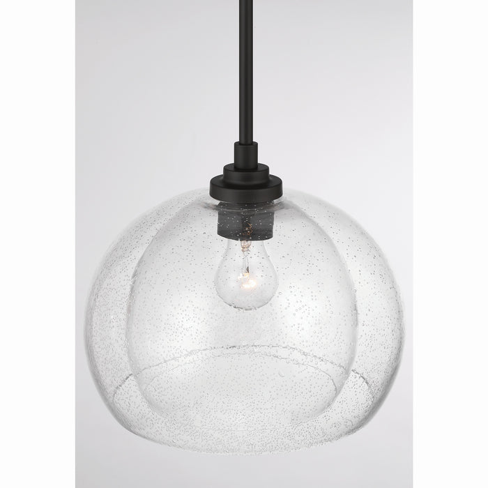 Minka-Lavery - 2725-860 - One Light Convertible Pendant/Semi-Flush Mount - Glint - Dark Bronze