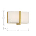 Minka-Lavery - 2921-791-L - LED Bath Bar - High Rise - Brushed Gold