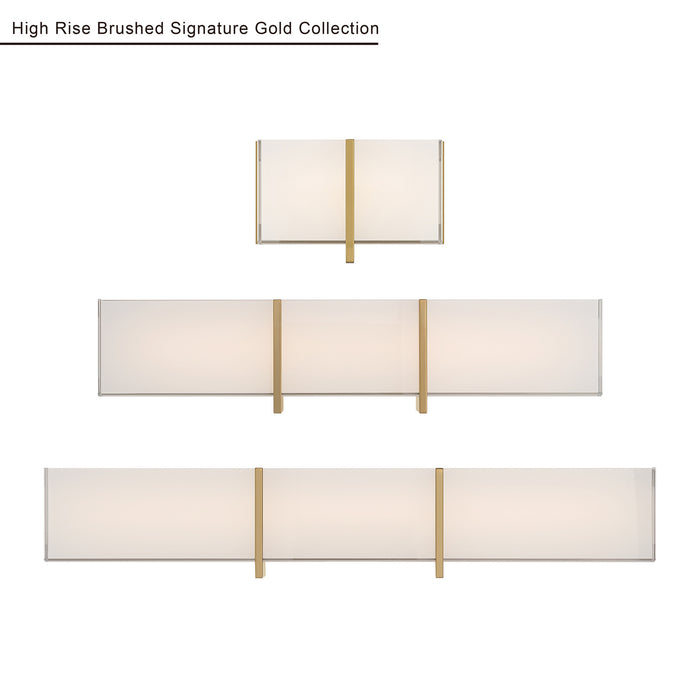Minka-Lavery - 2923-791-L - LED Bath Bar - High Rise - Brushed Gold