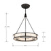 Minka-Lavery - 3475-860-L - LED Pendant - Velaris - Dark Bronze
