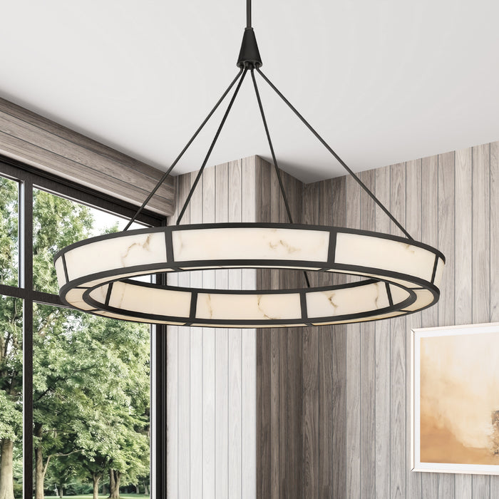 Minka-Lavery - 3476-860-L - LED Pendant - Velaris - Dark Bronze
