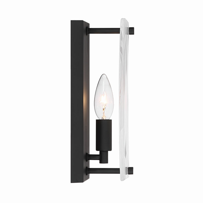 Minka-Lavery - 3631-899 - One Light Wall Sconce - Veil - Dark Matte Black