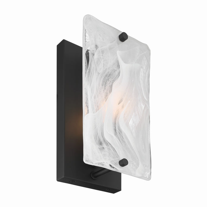 Minka-Lavery - 3631-899 - One Light Wall Sconce - Veil - Dark Matte Black