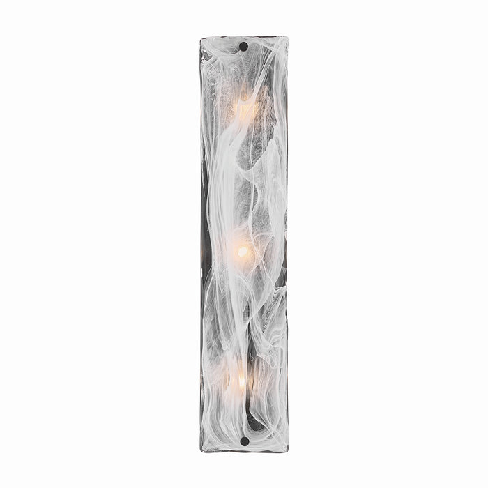 Minka-Lavery - 3633-899 - Three Light Vanity - Veil - Dark Matte Black