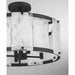 Minka-Lavery - 3635-899 - Four Light Semi-Flush Mount - Veil - Dark Matte Black