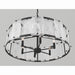 Minka-Lavery - 3636-899 - Six Light Pendant - Veil - Dark Matte Black