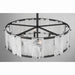 Minka-Lavery - 3636-899 - Six Light Pendant - Veil - Dark Matte Black