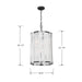 Minka-Lavery - 3637-899 - Six Light Pendant - Veil - Dark Matte Black