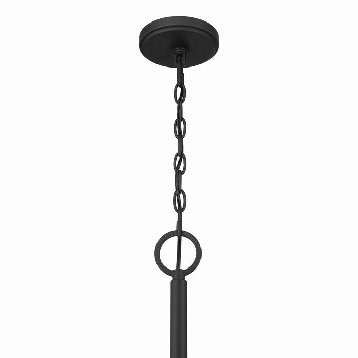 Minka-Lavery - 3638-899 - Ten Light Pendant - Veil - Dark Matte Black