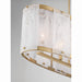 Minka-Lavery - 3639-732 - Six Light Linear Chandelier - Veil - Legacy Brass