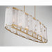 Minka-Lavery - 3639-732 - Six Light Linear Chandelier - Veil - Legacy Brass