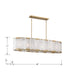 Minka-Lavery - 3639-732 - Six Light Linear Chandelier - Veil - Legacy Brass