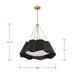 Minka-Lavery - 3954-796 - Four Light Pendant - Waveform - Dark Bronze