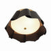 Minka-Lavery - 3955-796 - Three Light Flush Mount - Waveform - Dark Bronze