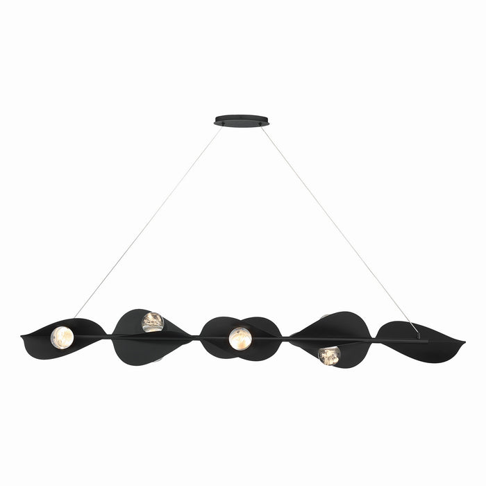 Minka-Lavery - 3977-66-L - LED Linear Chandelier - Pod - Sand Coal Black