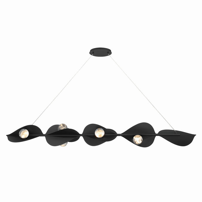 Minka-Lavery - 3977-66-L - LED Linear Chandelier - Pod - Sand Coal Black
