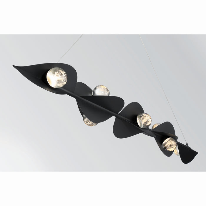Minka-Lavery - 3977-66-L - LED Linear Chandelier - Pod - Sand Coal Black