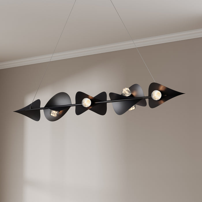 Minka-Lavery - 3977-66-L - LED Linear Chandelier - Pod - Sand Coal Black