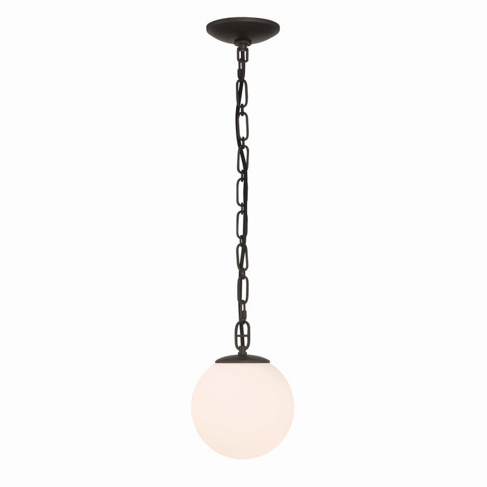 Minka-Lavery - 5211-860 - One Light Mini Pendant - Marbelle - Dark Bronze