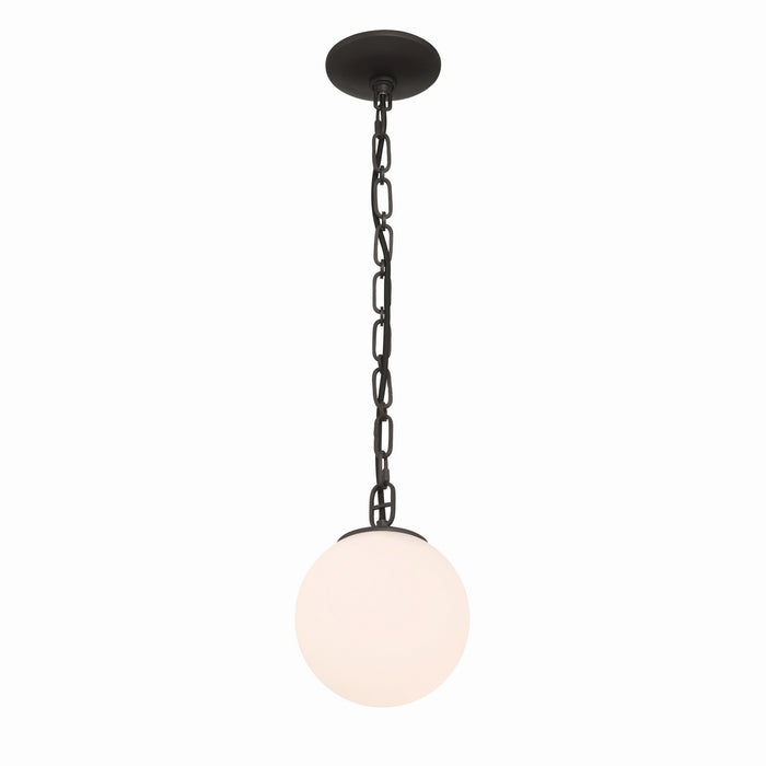 Minka-Lavery - 5211-860 - One Light Mini Pendant - Marbelle - Dark Bronze