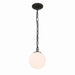 Minka-Lavery - 5211-860 - One Light Mini Pendant - Marbelle - Dark Bronze