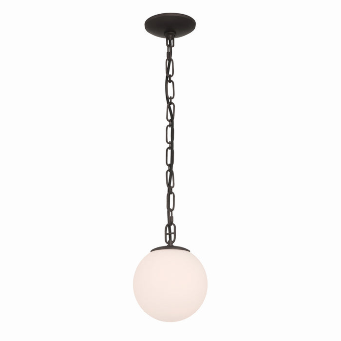 Minka-Lavery - 5211-860 - One Light Mini Pendant - Marbelle - Dark Bronze