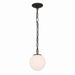 Minka-Lavery - 5211-860 - One Light Mini Pendant - Marbelle - Dark Bronze