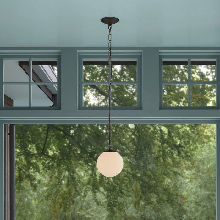 Minka-Lavery - 5211-860 - One Light Mini Pendant - Marbelle - Dark Bronze