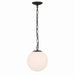 Minka-Lavery - 5212-860 - One Light Mini Pendant - Marbelle - Dark Bronze