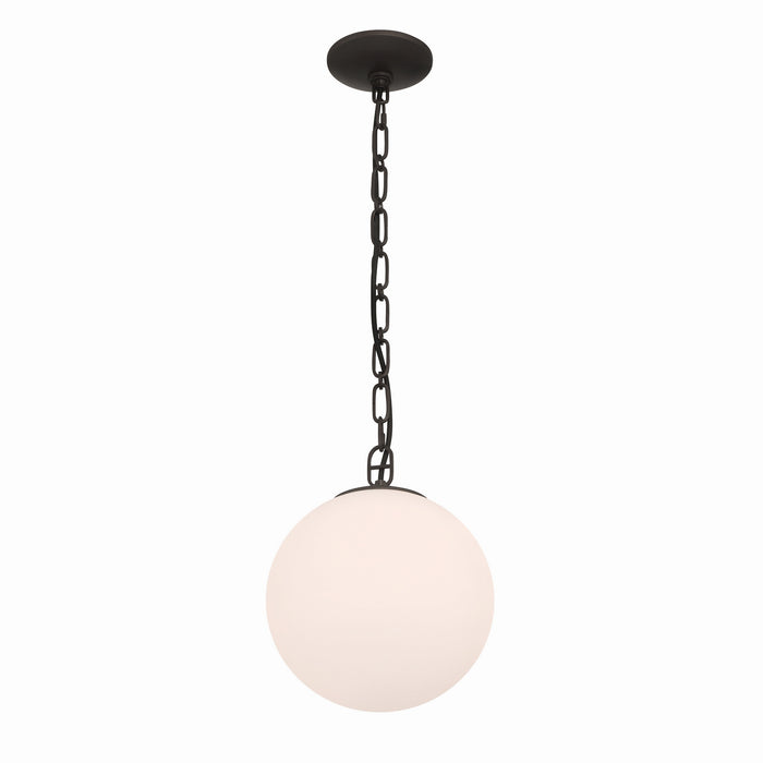 Minka-Lavery - 5212-860 - One Light Mini Pendant - Marbelle - Dark Bronze