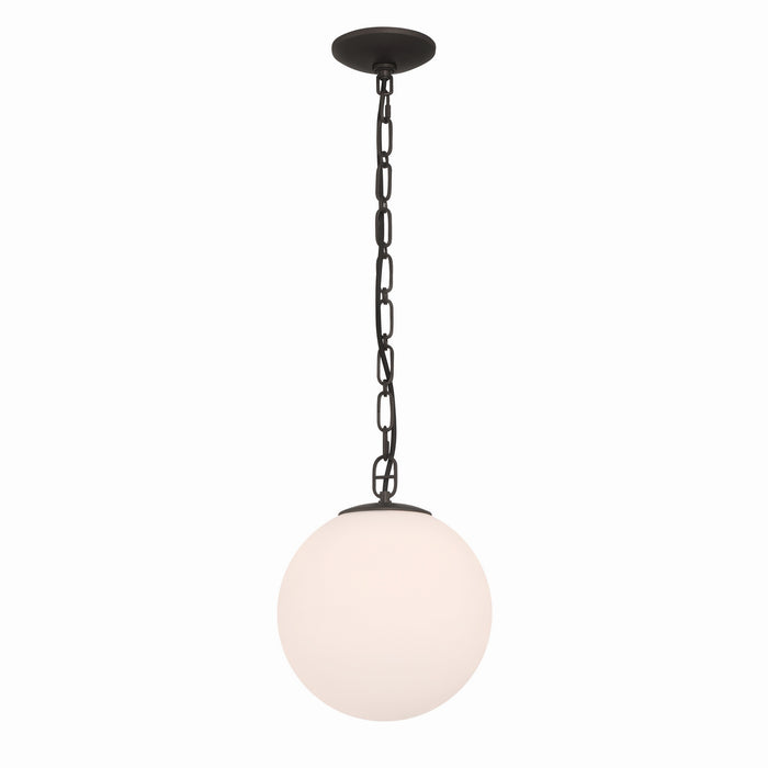 Minka-Lavery - 5212-860 - One Light Mini Pendant - Marbelle - Dark Bronze