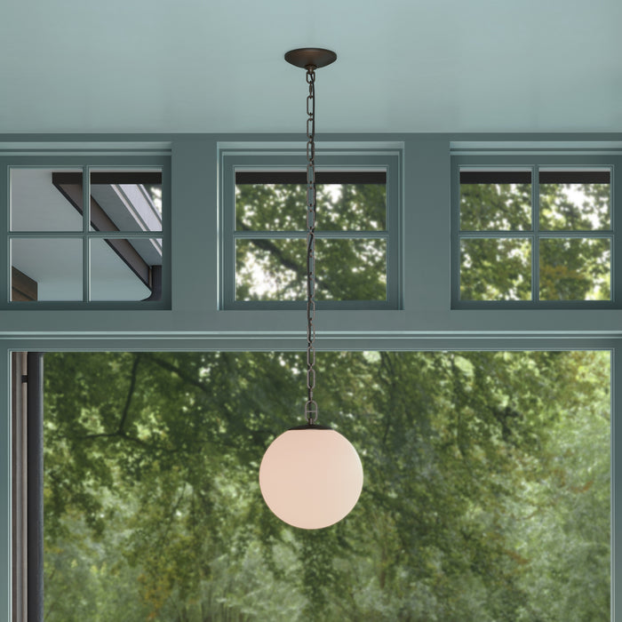 Minka-Lavery - 5212-860 - One Light Mini Pendant - Marbelle - Dark Bronze