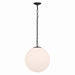 Minka-Lavery - 5213-860 - One Light Pendant - Marbelle - Dark Bronze