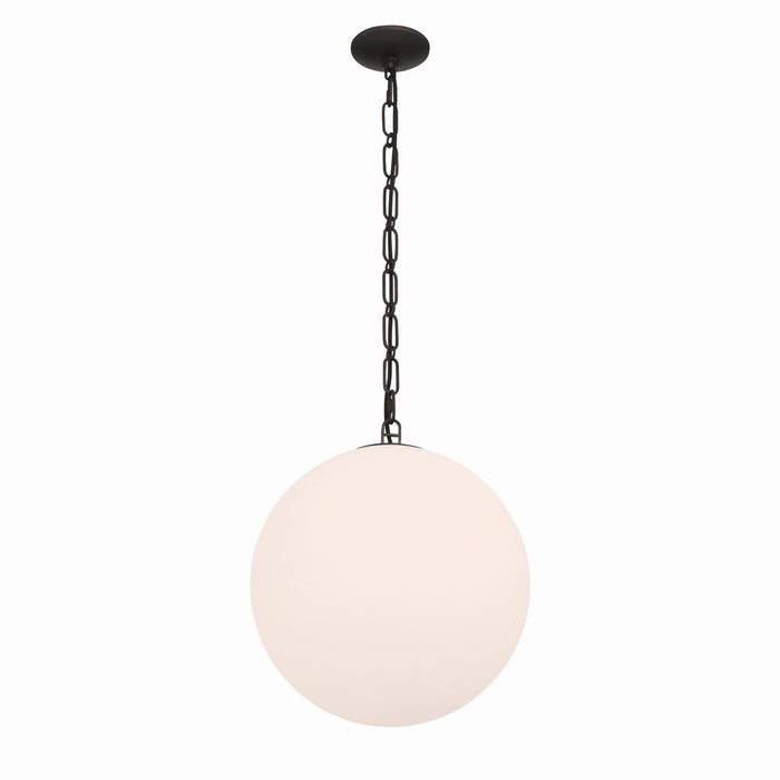 Minka-Lavery - 5213-860 - One Light Pendant - Marbelle - Dark Bronze